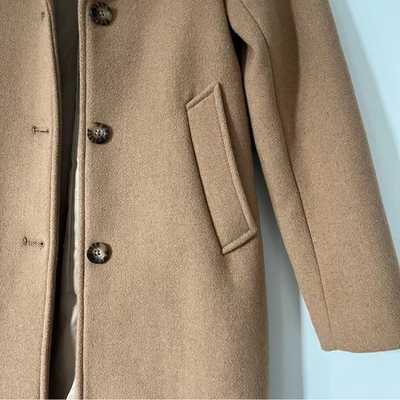 ☁️ SOLD ☁️ Abercrombie and Fitch Wool-Blend Dad Coat - Picture 4 of 7